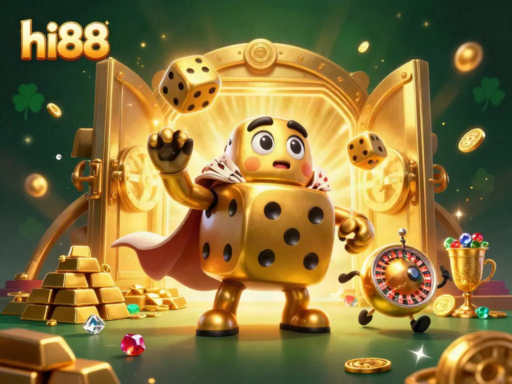 Join hi88's exciting gameplay with dynamic 3D characters and vibrant casino elements.