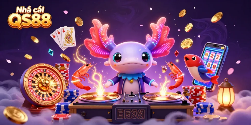 Experience thrilling fun at Nhà cái QS88 with vibrant gambling scenes filled with excitement.