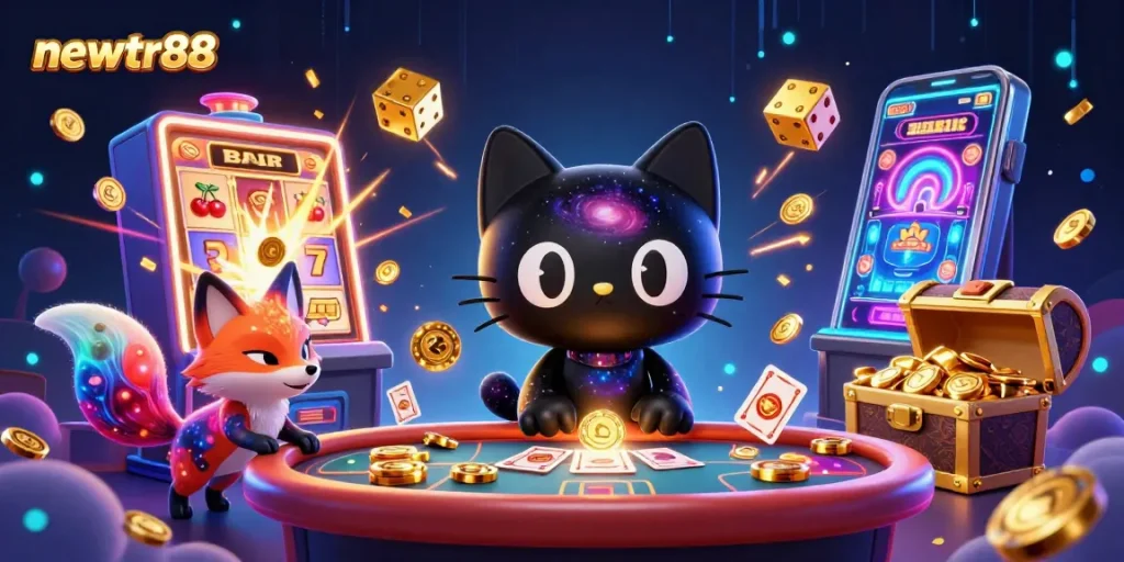 Play slots and win big with newtr88 at a cosmic casino filled with vibrant gaming action.