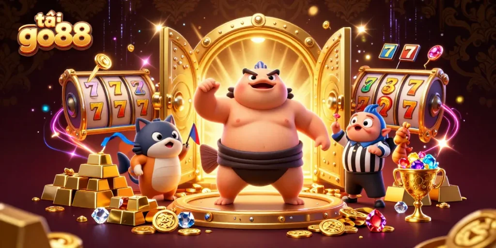 Play and win with tải go88 in this vibrant underwater casino scene