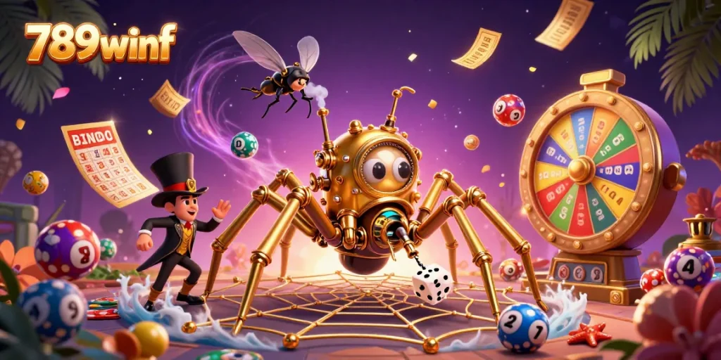 Experience excitement with 789winf through vibrant casino elements and detailed illustrations.